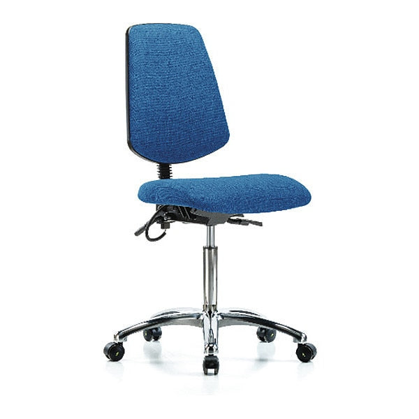 ESD Fab Med Ben Chair w/ Med Bk EC BLU