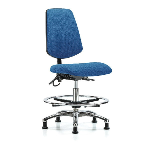ESD Fab Med Ben Chair w/ Med Bk EG BLU