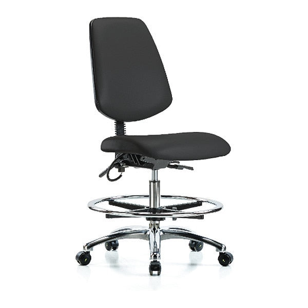 ESD Vin Med Ben Chair w/ Med Bk EC BLK