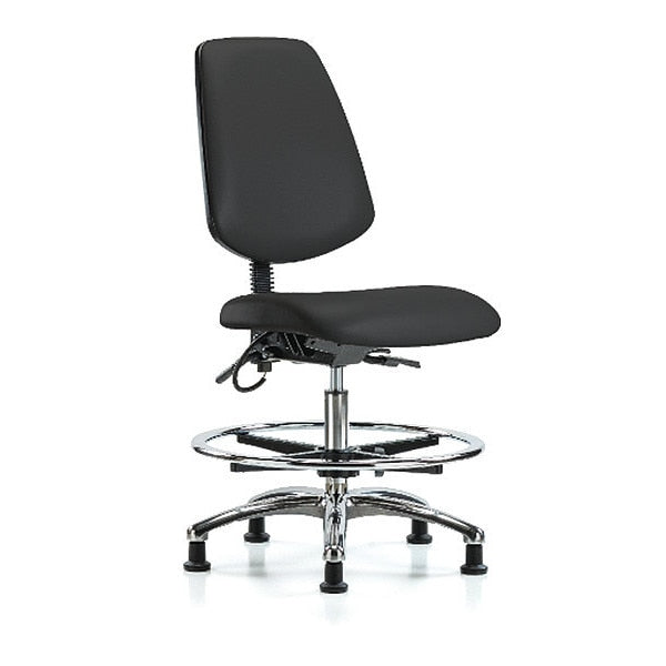 ESD Vin Med Ben Chair w/ Med Bk EG BLK