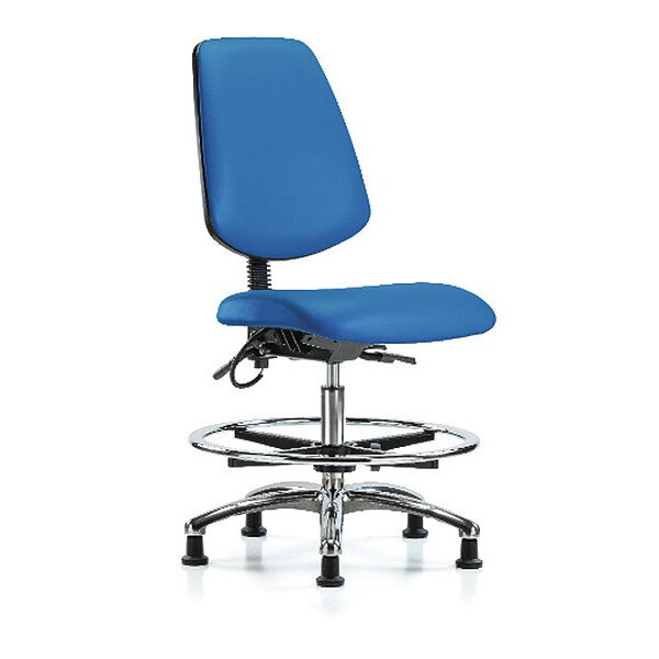 ESD Vin Med Ben Chair w/ Med Bk EG BLU