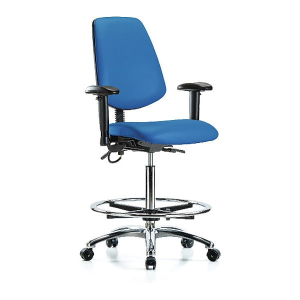ESD Vin Hi Ben Chair w/ Med Bk CF EC BLU