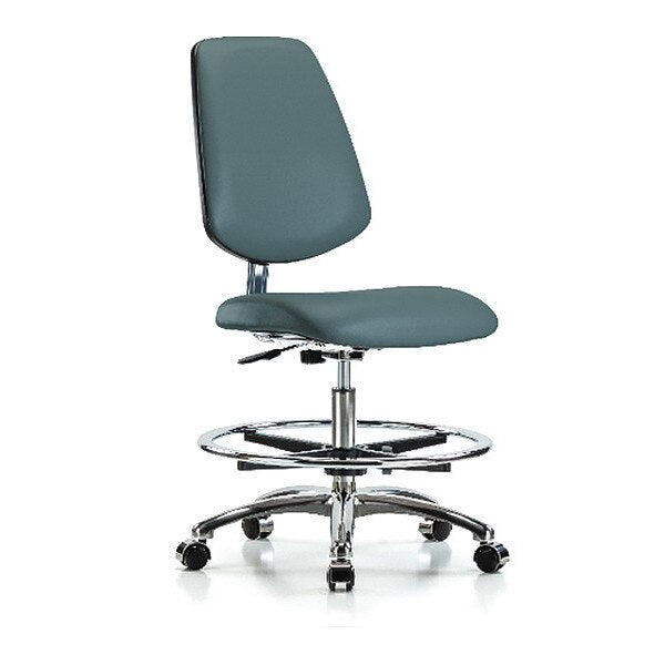 Vin Med Ben Chair w/ Med Bk Blu CL10