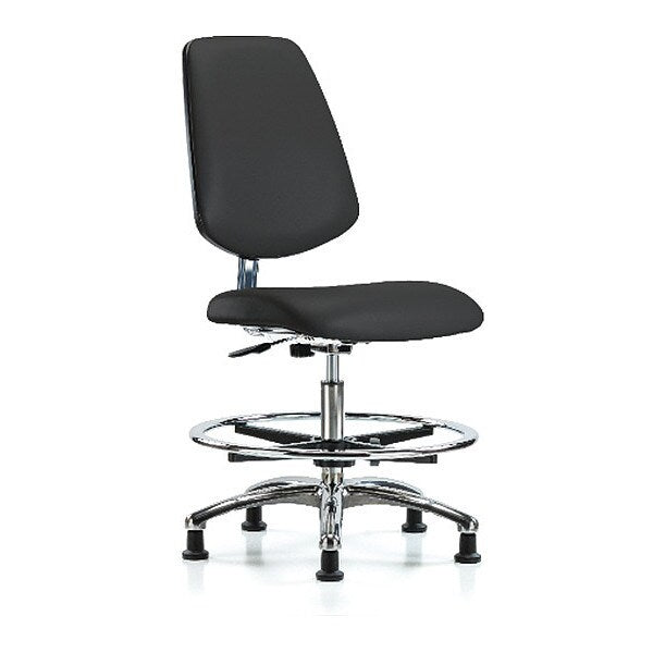 Vin Med Ben Chair w/ Med Bk Gld BLK CL10