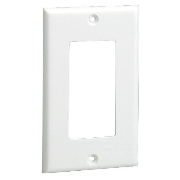 Faceplate, Screw-On, Rect., Iw, 1-Gang