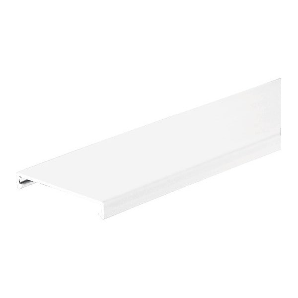 Duct cover, 3 W x 6' length, PVC, white.