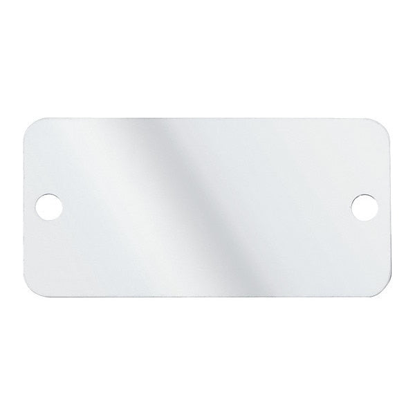 Mkr.plate, 304ss, 2 Hole, PK25