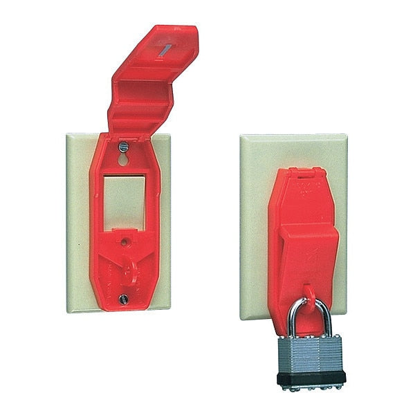 Toggle/rocker Switch Lock-Out, Rd