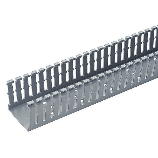 Base Wiring Duct, Type F, Narrow, Light Gray, 5