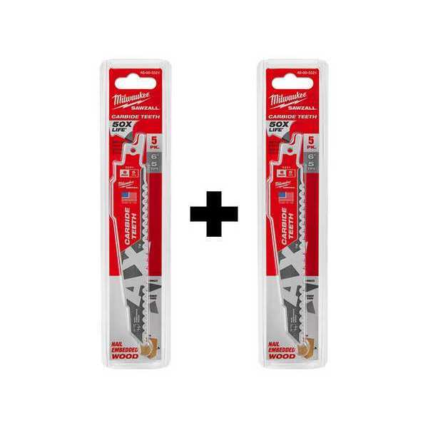 AX CARBIDE 5T 6L 5PK w Extra 5PK