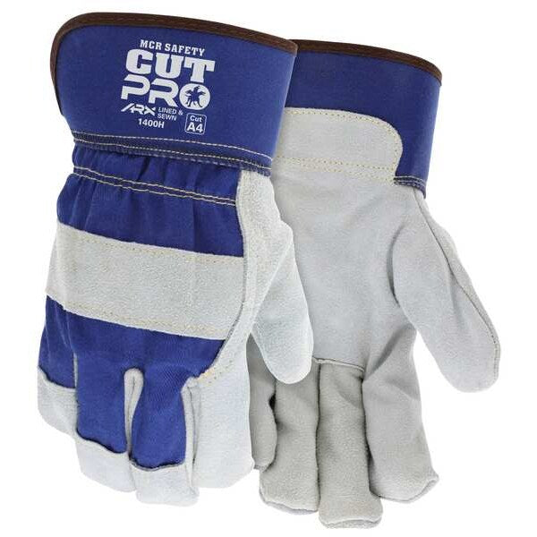 Glove, Cut Resistant Leather Palm, L, PK12