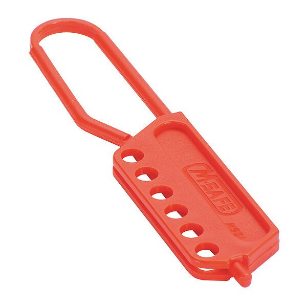 Non-Conductive Lock-Out Hasp, 3in Shckl