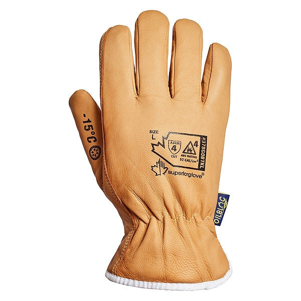 Goat-Grain Arc-Flash Driver Glove, 2XL, PR