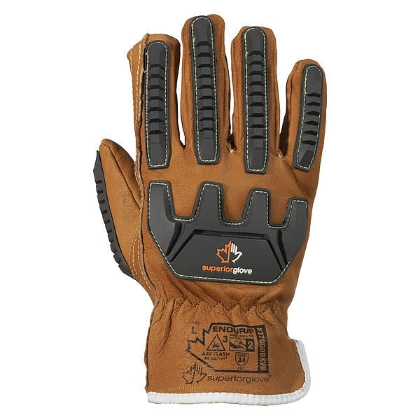 Arc Flash Driver Glove, Goat Grain, M, PR