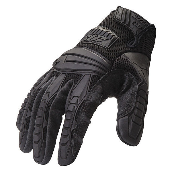 Cut Resistant Glove, Lvl 3, Black, L, PR