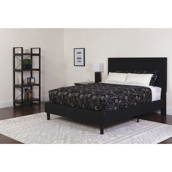 Roxbury King Platform Bed, Black