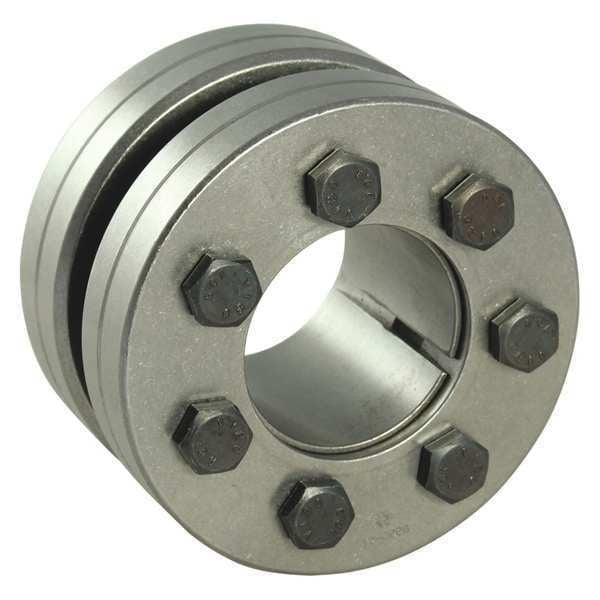 KeylessRigidCplg, C600 Ser, 1.25 Shaft dia