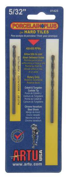 Porcelain Tile Drill Bit, 5/32 In
