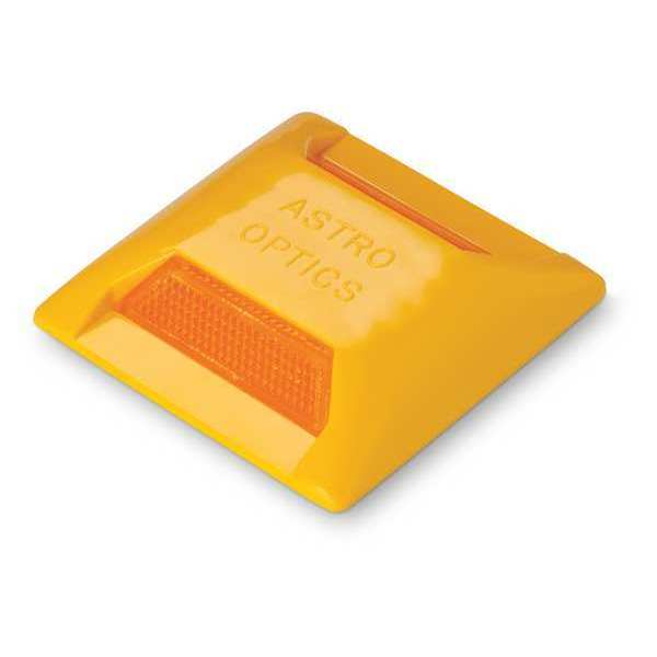 Pavement Marker, Amber, 2 Way, 4 In., PK100