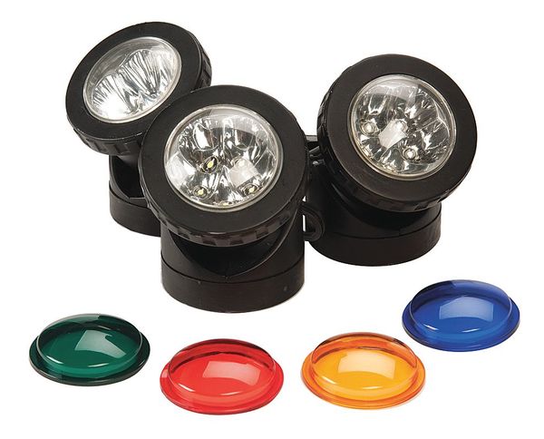 Pond Light Kit, 12V, 1.5W, LED, 26 ft. Cord