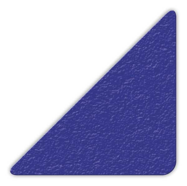 FloorMrkingTape, Tringl, Blue, 3Lx3inW, PK25