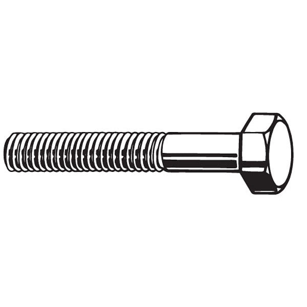 Class 10.9, M27-3.00 Hex Head Cap Screw, Black Oxide Steel, 80 mm L, 5 PK