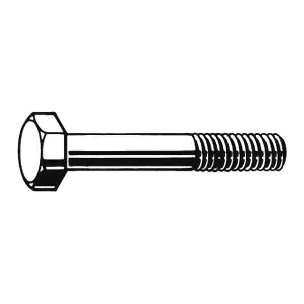 Class 10.9, M20-2.50 Structural Bolt, Plain Steel, 70 mm L, 25 PK