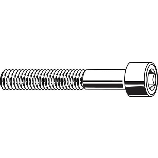 M18-1.50 Socket Head Cap Screw, Black Oxide Steel, 80 mm Length, 5 PK