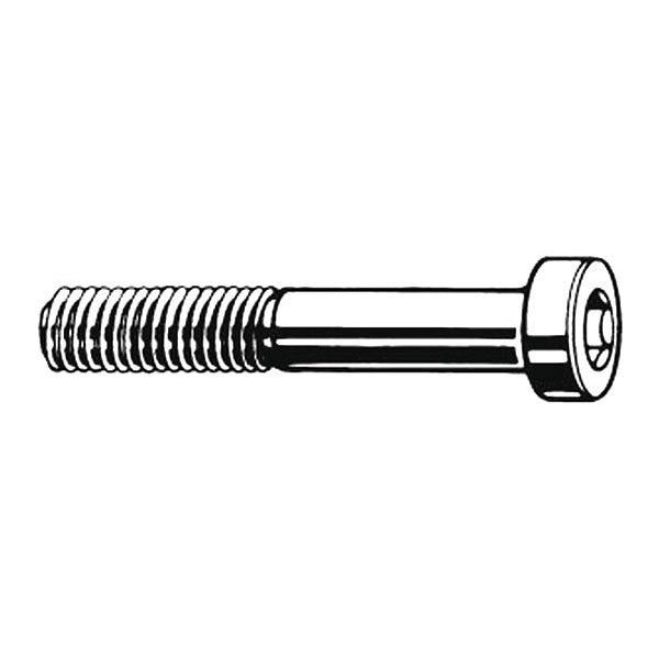 M6-1.00 Socket Head Cap Screw, Zinc Plated Steel, 20 mm Length, 100 PK