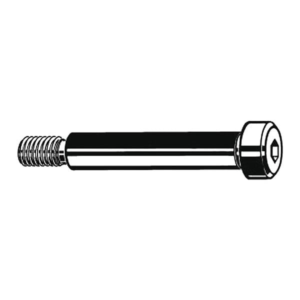Shoulder Screw, #10-24 Thr Sz, 3/8 in Thr Lg, 1-3/4 in Shoulder Lg, Alloy Steel, 10 PK