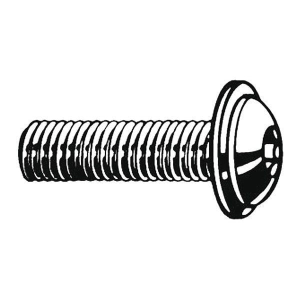M4-0.70 Socket Head Cap Screw, Zinc Plated Steel, 20 mm Length, 100 PK
