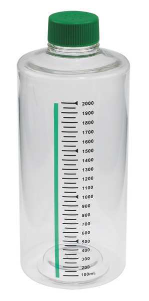 Roller Bottle, 2000mL, Vent, PK12