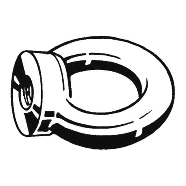 Eye Bolt M36-4.00, 70 mm ID, Steel, Black Oxide