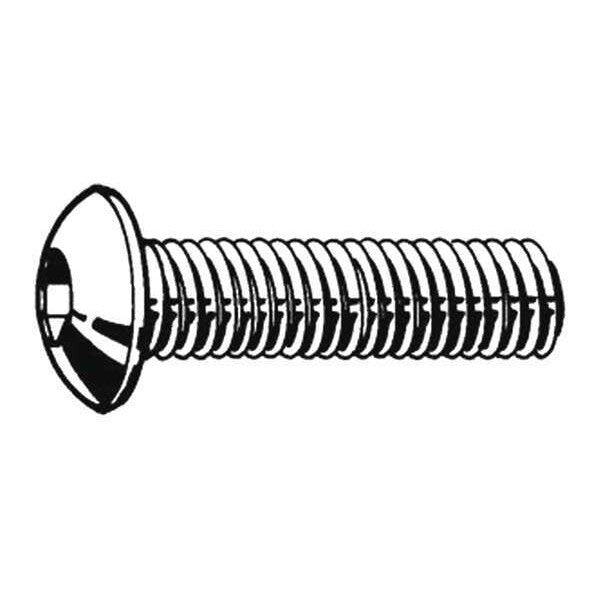 M10-1.50 Socket Head Cap Screw, Plain Stainless Steel, 12 mm Length, 50 PK