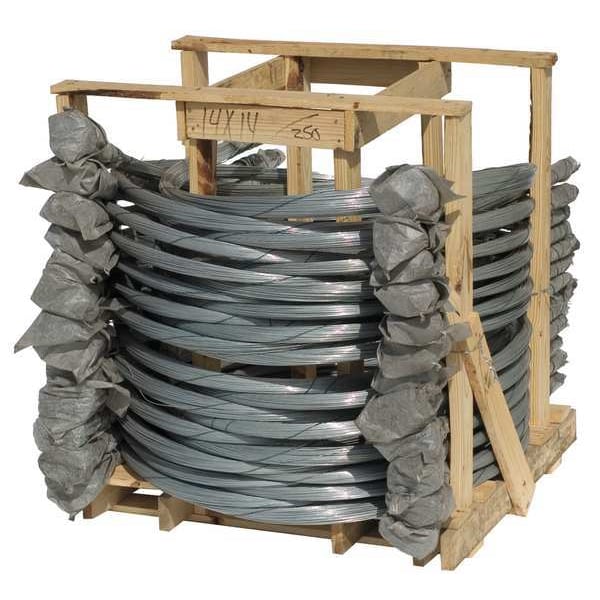 Bale Ties, Galv., .106 In Dia, 14ft, PK125
