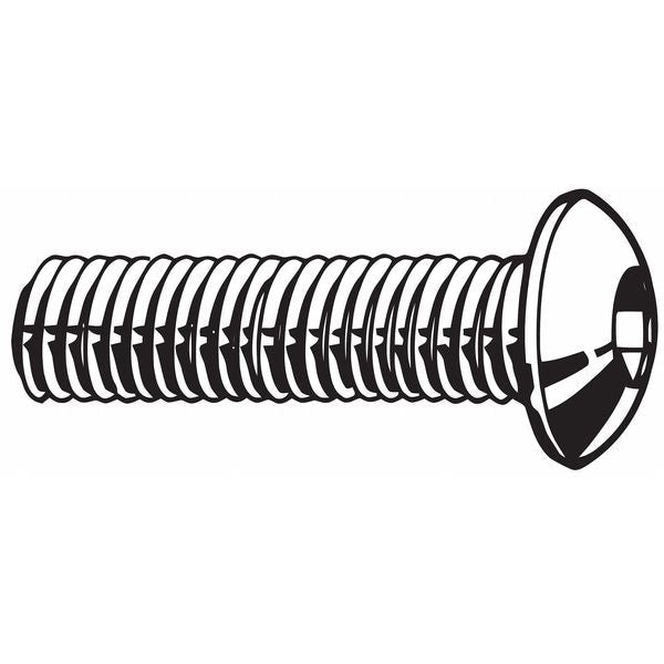 M5-0.80 Socket Head Cap Screw, Zinc Plated Steel, 35 mm Length, 100 PK