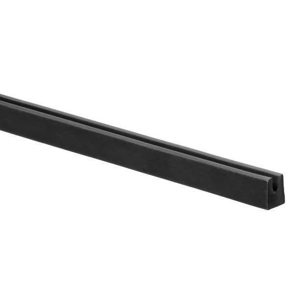 Rubber Edging, SBR, 10 ft Length, Non-Adhesive Backing, 7/64 in Overall Width, Style: B