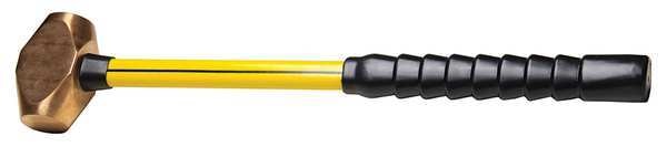 Double Face Sledge Hammer, Brass, 18 in. L