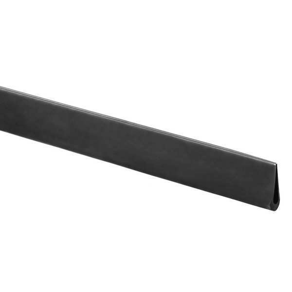 Rubber Edging, neoprene, 100 ft Length, Non-Adhesive Backing, 5/32 in Overall Width, Style: E