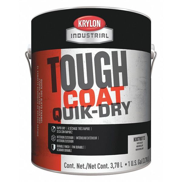 Interior/Exterior Paint, High Gloss, Alkyd Base, International Harvester Red, 1 gal