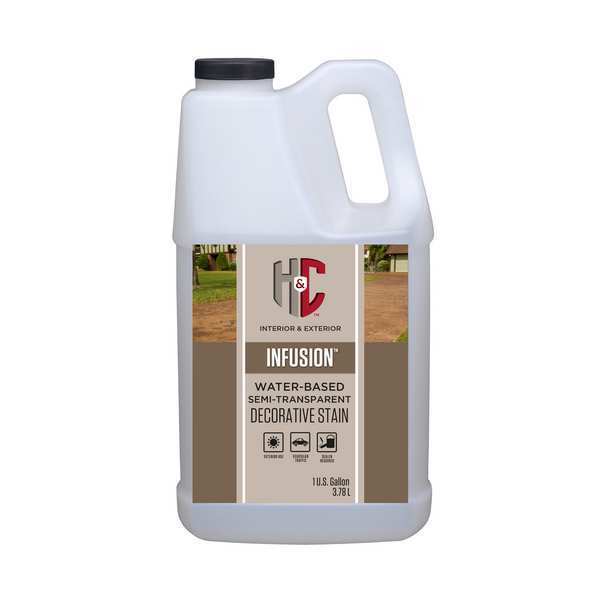 1 gal Floor Stain, Invisible Finish, Tumbled Stone, Water Base