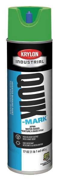 Inverted Marking Paint, 17 oz., Brilliant White, Water -Based