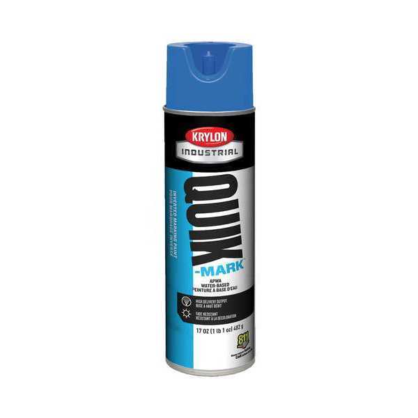 Inverted Marking Paint, 17 oz., Blue, Water -Based