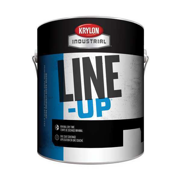 Pavement Striping Paint, 1 gal., Parking Lot Blue, Water -Based