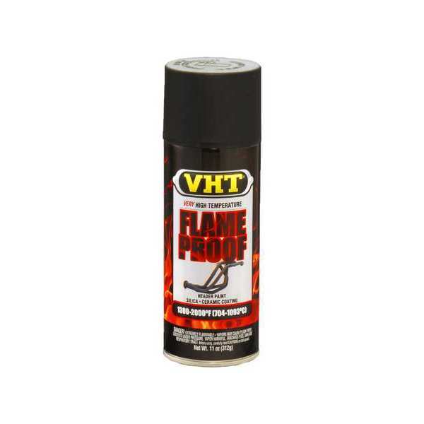 Flameproof Coating, Black, Flat