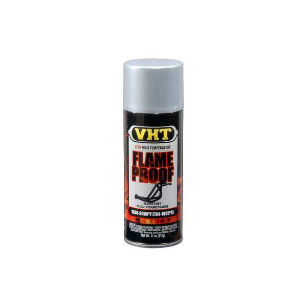 Flameproof Coating, Flat Silver, Flat