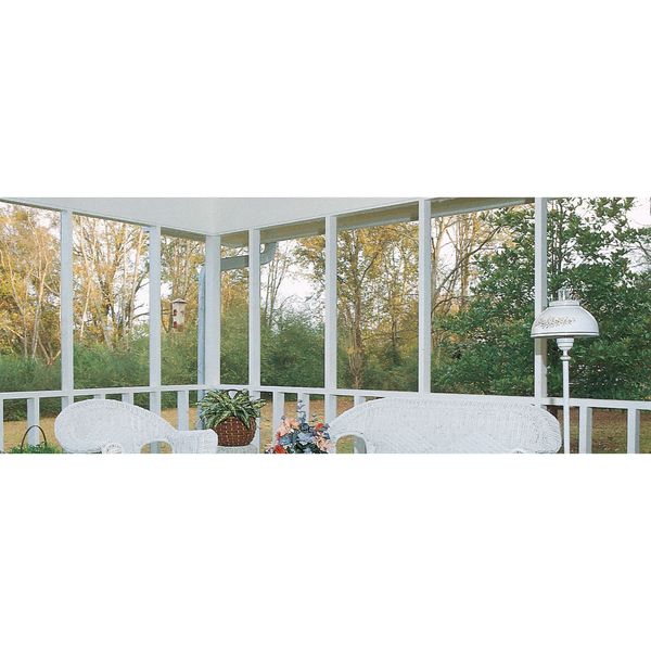 Door and Window Screen, Aluminum, 48 in W, 50 ft L, 0.011 in Wire Dia, Charcoal