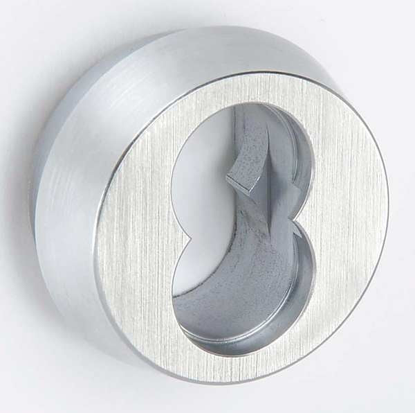 Housing Sliding Door, Brushed Chrome