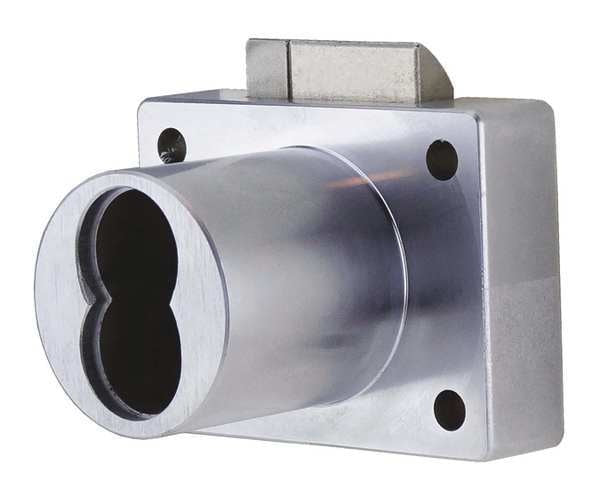 Drawer Dead Latch with Interchangeable Core, Coreless, SFIC Key, For Material Thickness 1 1/8 in