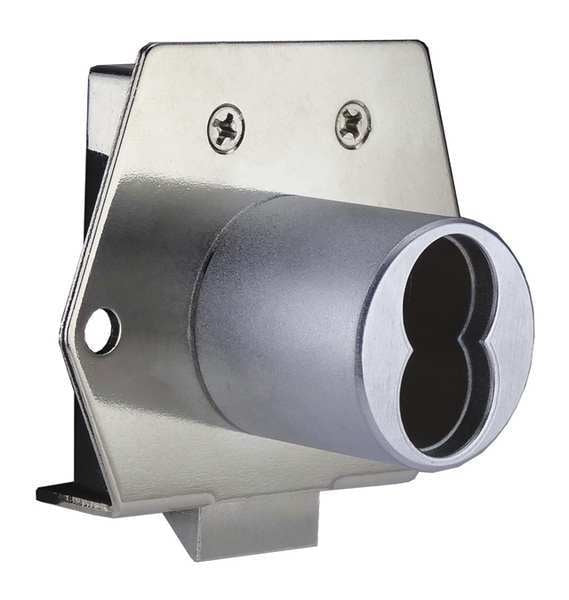 Drawer Dead Latch with Interchangeable Core, Coreless, SFIC Key, For Material Thickness 1 1/16 in